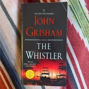 John Grisham 'The Whistler' Novel - Black and Red Cover